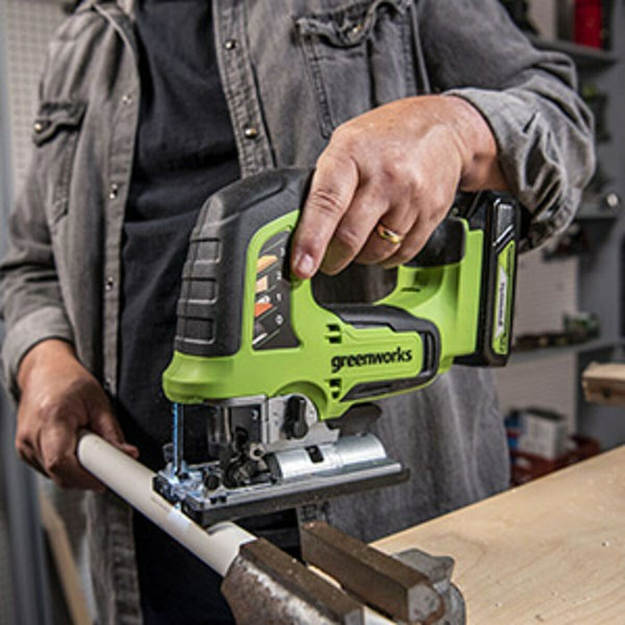 Fierăstrău de traforaj Greenworks GD24JS 3000 rpm 24 V