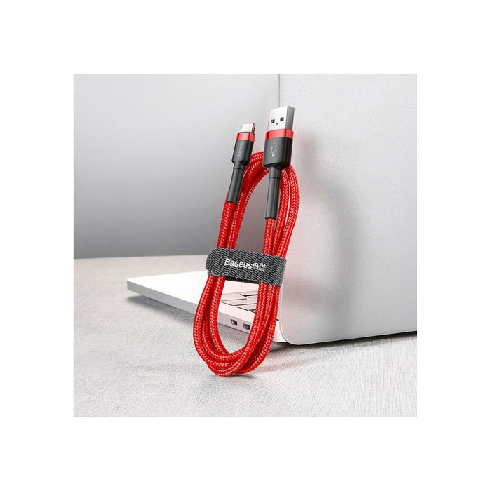 Cablu USB A la USB C Baseus CATKLF-A09 Roșu 50 cm 0,5 m