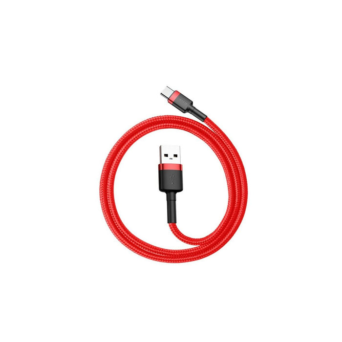 Cablu USB A la USB C Baseus CATKLF-A09 Roșu 50 cm 0,5 m