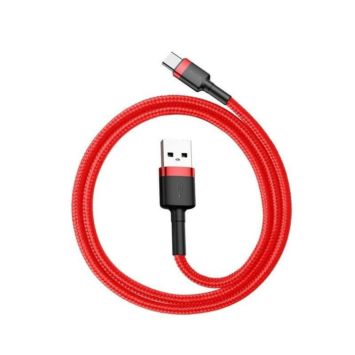 Cablu USB A la USB C Baseus Cafule Roșu 24 2 m