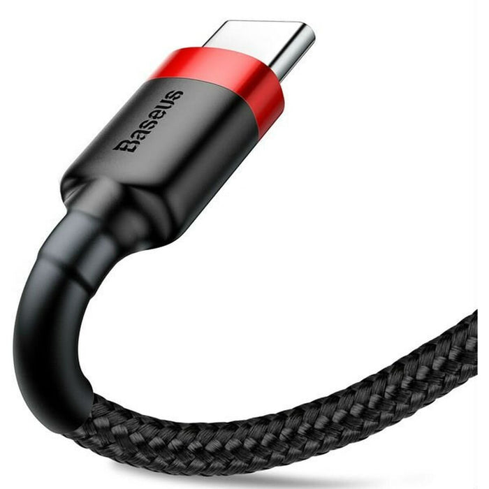 Cablu USB A la USB C Baseus Cafule Negru 2 m