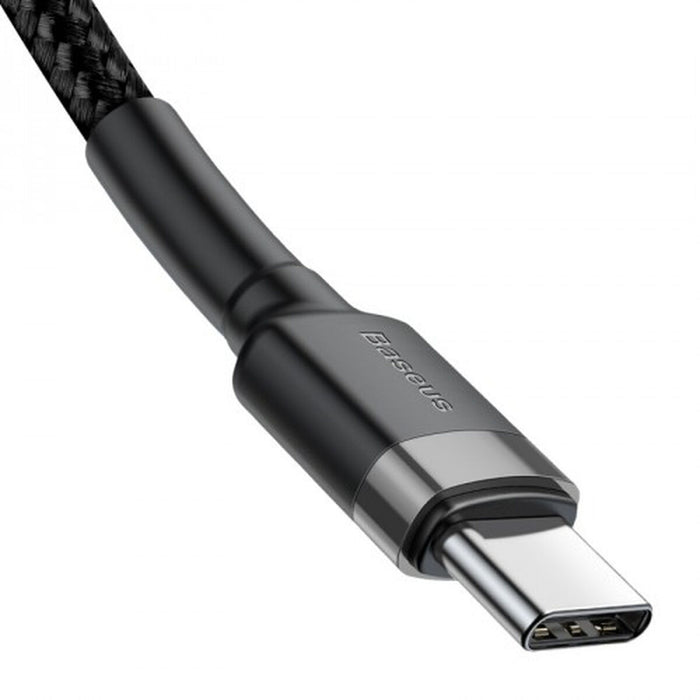 Cablu USB C Baseus Cafule Negru Negru/Gri 1 m