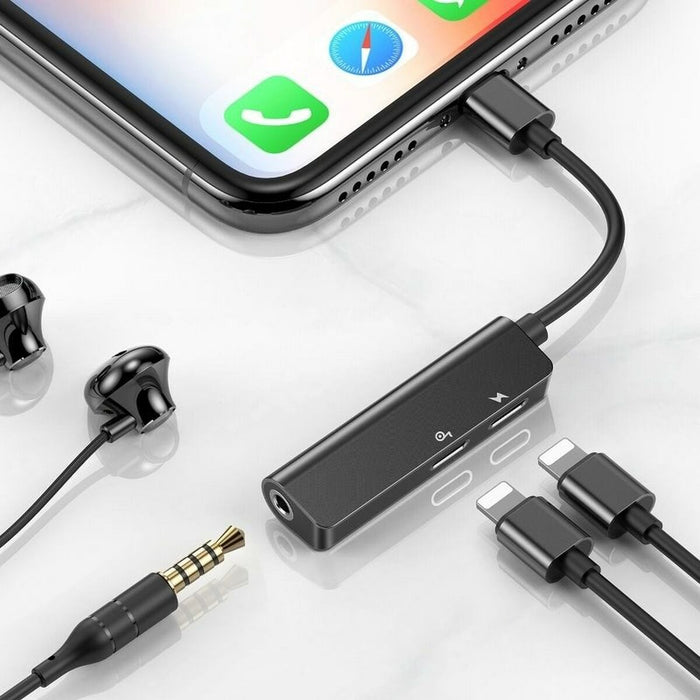 Cablu USB Baseus L52 Male 3-in-1 Negru 0,6 m