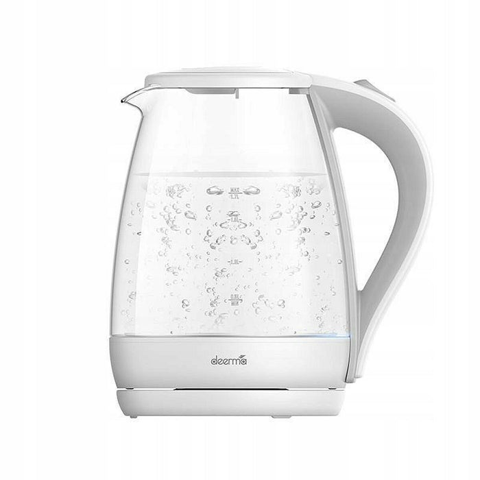 Fierbător de Apă și Ceainic Electric Deerma SH30W Alb Transparent Sticlă Oțel inoxidabil 1850-2200 W 1,7 L