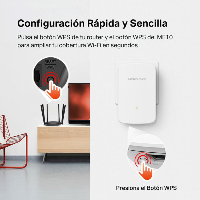 Punct de Acces Mercusys ME10 Alb