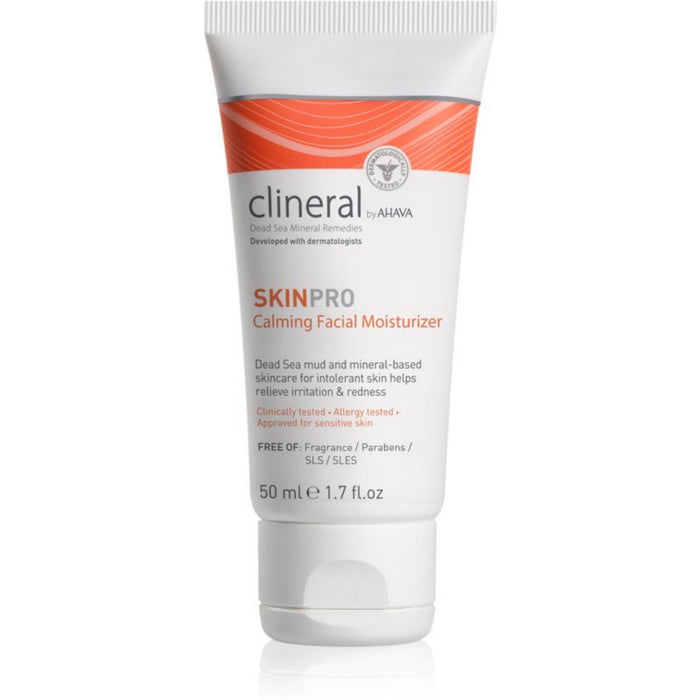 Cremă hidratantă de față Ahava Clineral Skin Pro, calmantă, fără parfum și parabeni, 50 ml