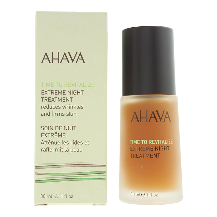 Ser de față Ahava Time To Revitalize Extreme Night Treatment, antiîmbătrânire, de noapte, 30 ml