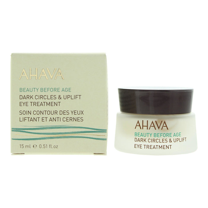 Cremă pentru ochi Ahava Beauty Before Age, anticercane, efect de lifting, 15 ml