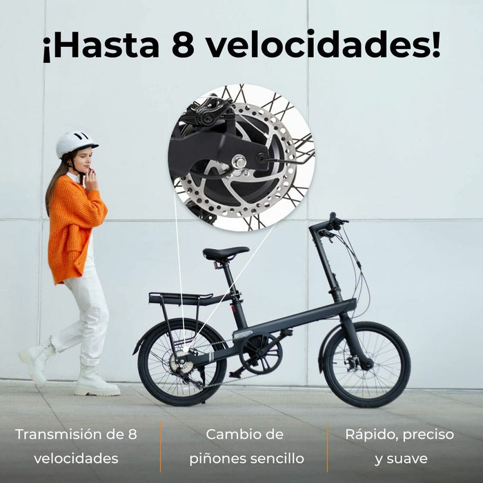 Bicicletă Electrică Xiaomi 20" 250W Negru