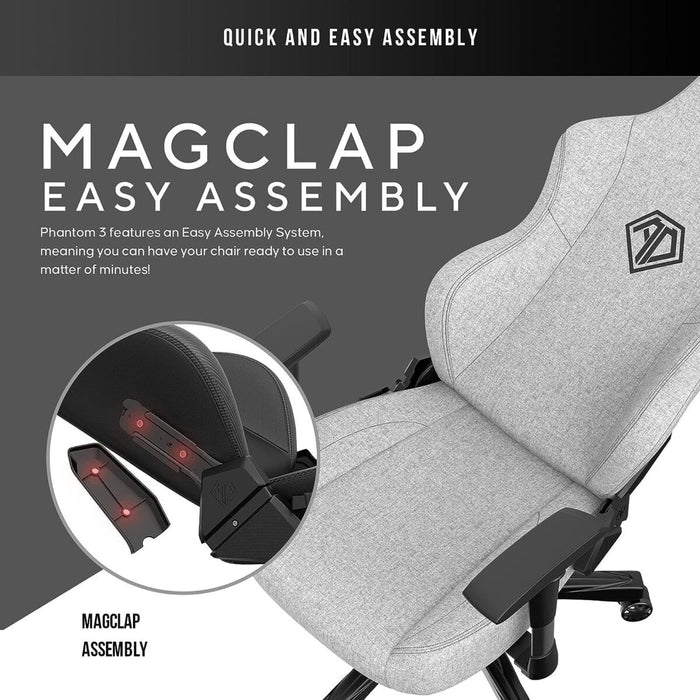 Scaun Gaming AndaSeat Phantom 3 Negru Gri
