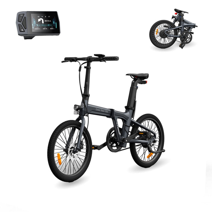 Bicicletă Electrică A Dece Oasis ADO A20 Air Gri 20" 100 Km
