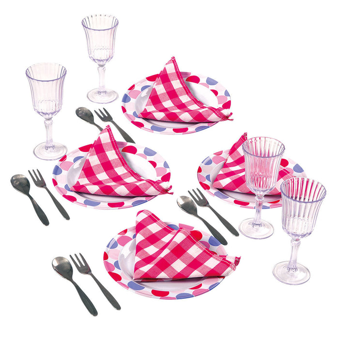 Set de veselă de jucărie PlayGo Table Set For Four, 20 piese, 3+ ani