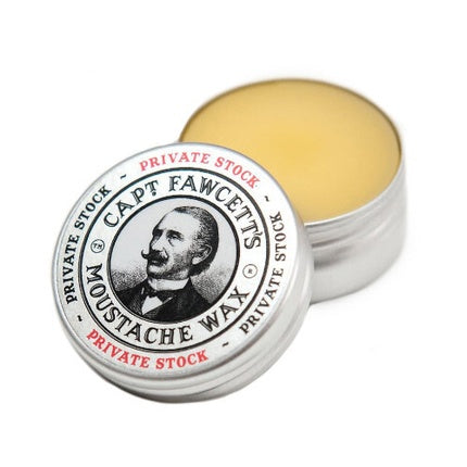 Ceară Mustață Captain Fawcett, Private Stock, 15 ml, Culoare Galben Palid