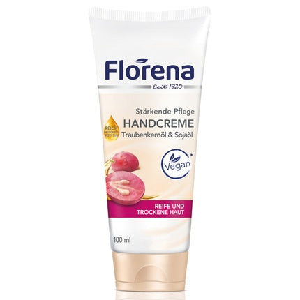 Cremă de mâini Florena cu ulei de semințe de struguri, 100ml