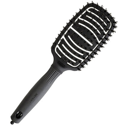 Perie detanjator, Olivia Garden, Expert Care Flex Black Label, negru