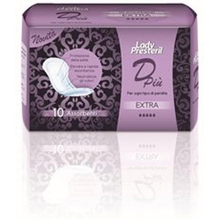Lenjerie Sanitară Lady Presteril DPiù Extra Absorbent, Violet, Pachet 10 buc