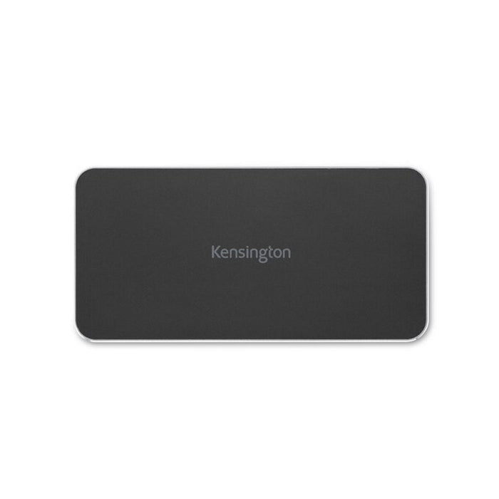 Hub USB Kensington Replicador móvil 4K dual USB-C sin controladores UH1460P con alimentación pass-through de 85 W Negru/Argintiu