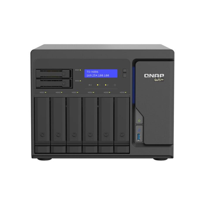 Stocare în Rețea NAS Qnap TS-H886-D1602-8G Negru