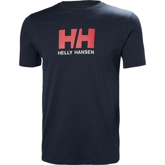 Tricou cu Mânecă Scurtă Bărbați LOGO Helly Hansen 33979 597 Bleumarin
