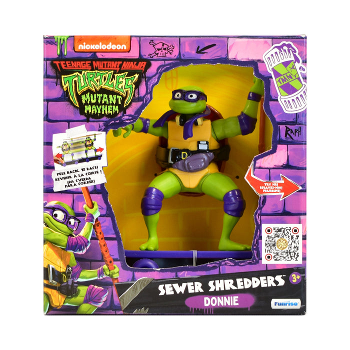 Figurină Playmates TMNT Sewer Shredders Donnie, 13 cm, 3+ ani