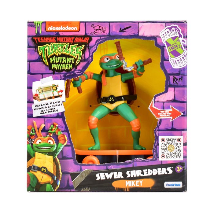 Figurină Playmates TMNT Sewer Shredders, Mikey, 13 cm, 3+ ani