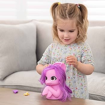 Jucărie de coafat Hasbro My Little Pony, Pipp Petals, peste 15 accesorii, 3+ ani