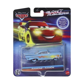 Mașinuță Mattel Disney Pixar Cars 3 Glow Racers, Ramone, 3+ ani