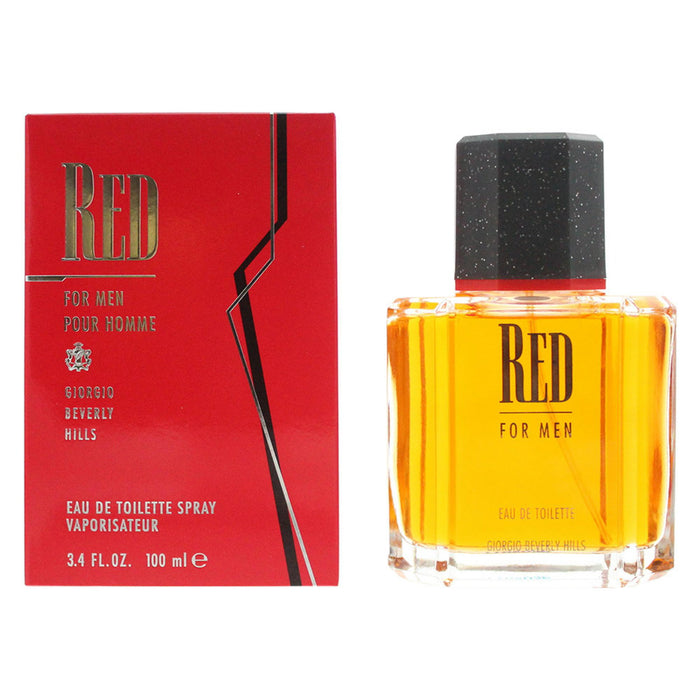 Apă de toaletă Giorgio Beverly Hills Red, pentru bărbați, 100 ml