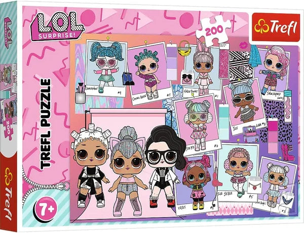 Puzzle Trefl L.O.L. Surprise!, Păpușile drăgălașe, 200 de piese, 7+ ani