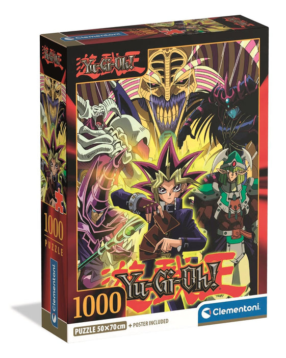 Puzzle Clementoni Compact Yu-Gi-Oh!, format panoramic, 1000 piese, 50 × 70 cm