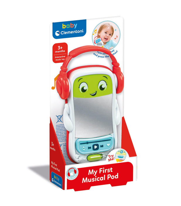 Jucărie muzicală interactivă Clementoni Baby, My First Musical Pod, 3+ luni