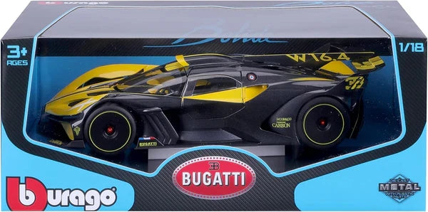 Mașinuță Bburago Bugatti Bolide, scara 1:18, 3+ ani