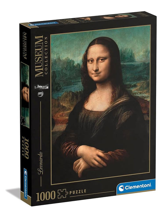 Puzzle Clementoni Museum Collection, Leonardo - Gioconda, 1000 piese
