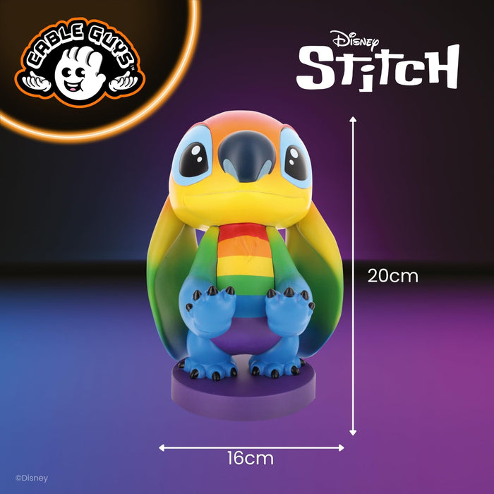 Figurină-suport EXG Pro Disney Pride Collection, Rainbow Stitch, pentru telefon și controller
