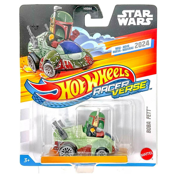 Mașinuță Mattel Hot Wheels Racer Verse Star Wars, Boba Fett, 3+ ani