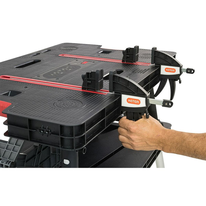 Banc de lucru pentru utilaje și dispozitive Keter 237005 5,5 x 5,5 x 1 cm Portabil