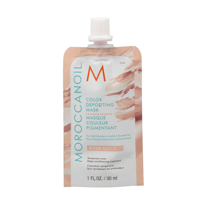 Mască Capilară Moroccanoil Color Depositing 30 ml Aur roz
