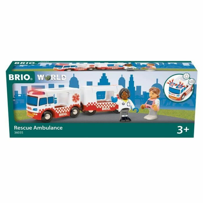 Playset Brio Rescue Ambulance 4 Piese