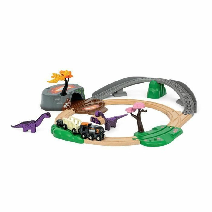 Antrenează-te cu Circuitul Brio Aventure Dinosaure