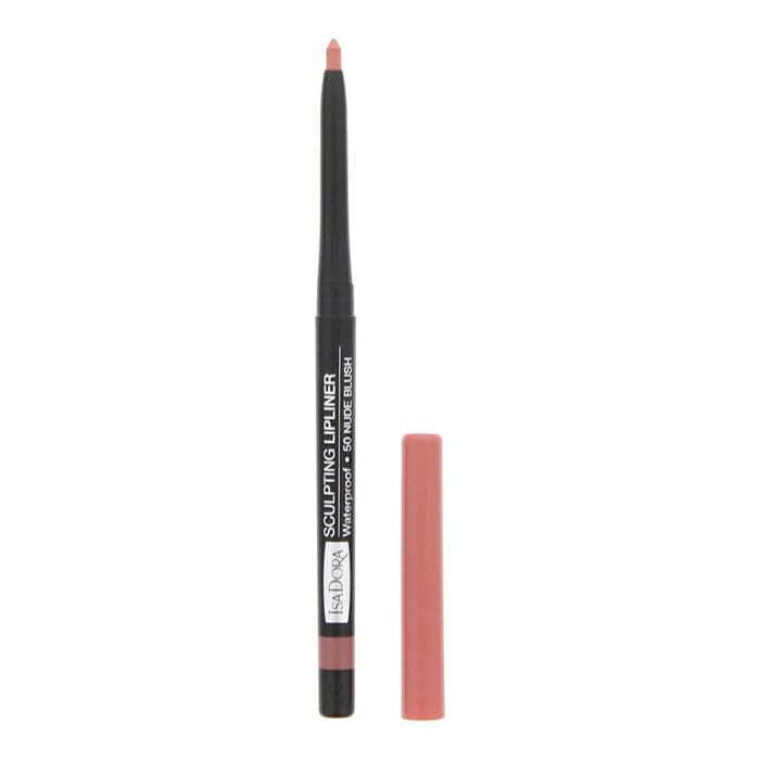 Creion de buze IsaDora Sculpting, rezistent la apă, nuanța 50 Nude Blush, 0,3 g