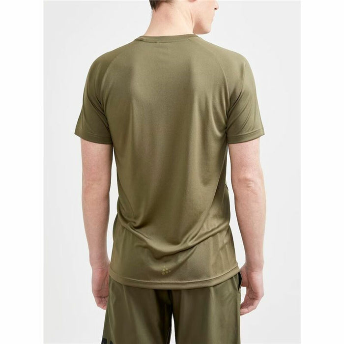 Tricou cu Mânecă Scurtă Craft Core Essence Logo Verde