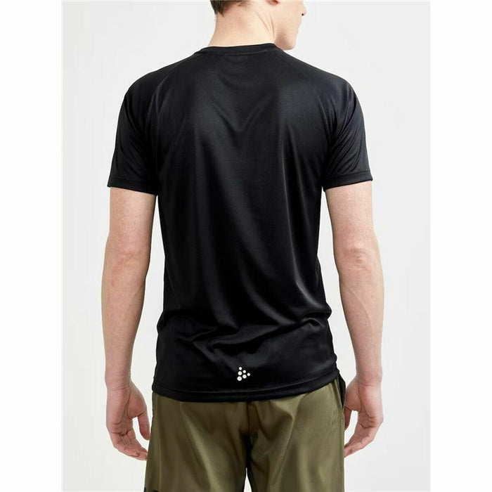 Tricou cu Mânecă Scurtă Craft Core Essence Logo Negru