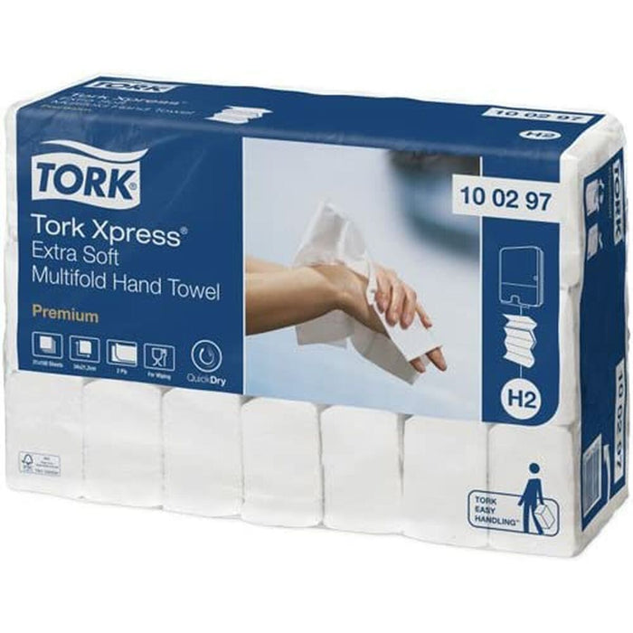 Prosop de mână din hârtie Tork Pack Alb (21 Unități)