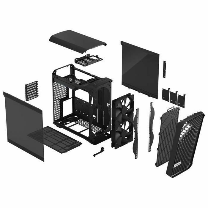 Unitate Semi-tower ATX Fractal Design Torrent Compact Alb Negru