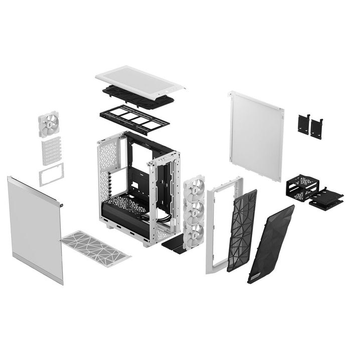 Unitate Semi-tower ATX Fractal Meshify 2 Compact RGB Alb