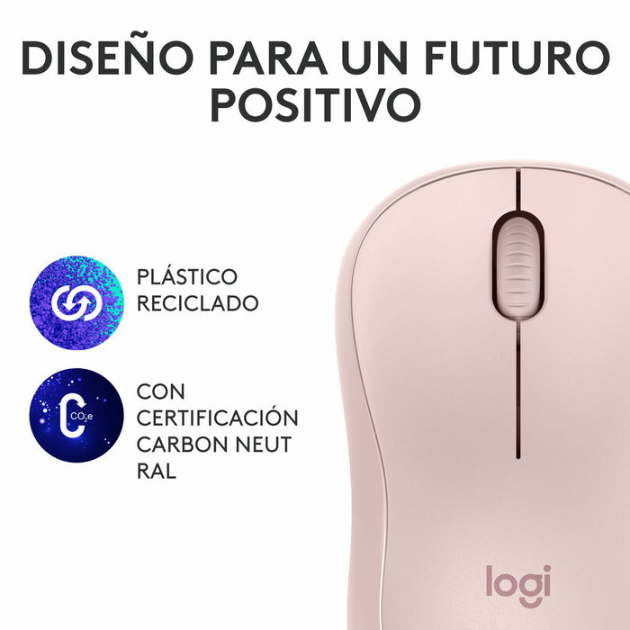 Mouse Logitech M240 Roz