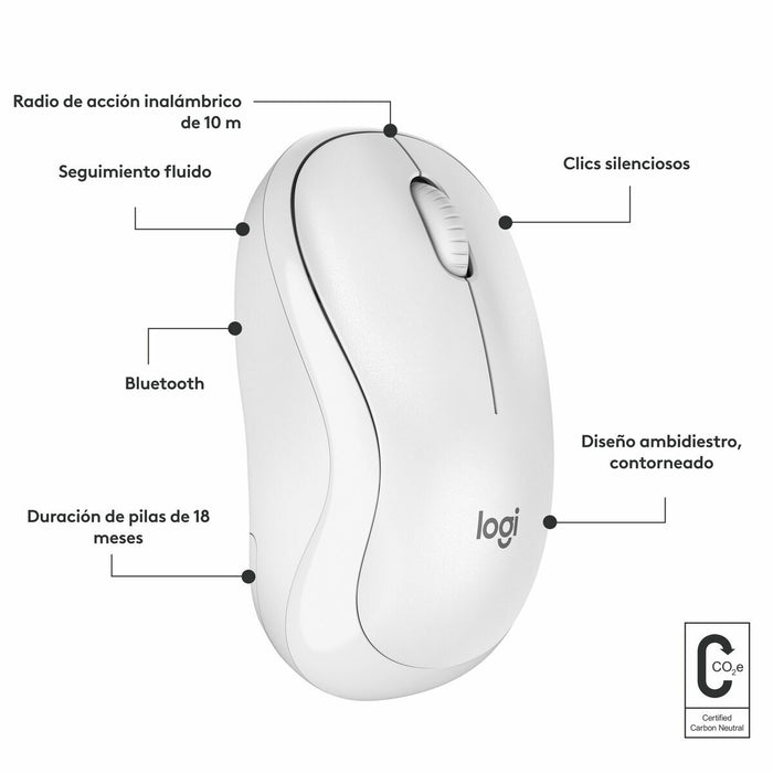 Mouse Logitech M240 Alb