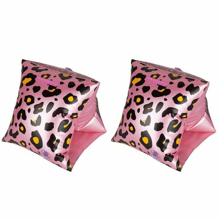 Manșoane Swim Essentials Leopard Roz 2-6 ani