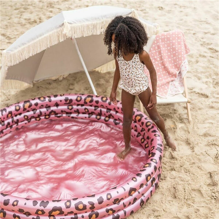 Piscină Gonflabilă Swim Essentials Leopard Roz deschis Ø 150 cm