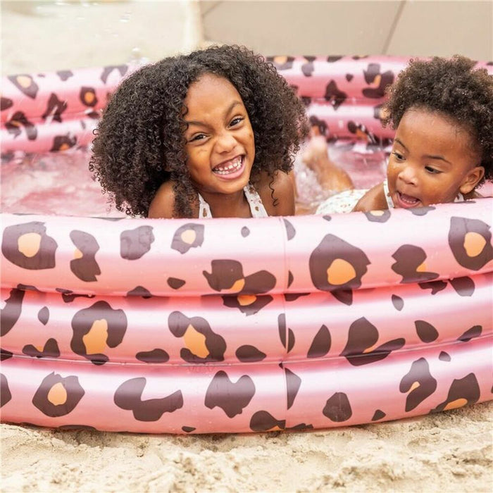 Piscină Gonflabilă Swim Essentials Leopard Roz deschis Ø 150 cm